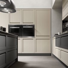 02-cucina-legno-massello-maniglia-integrata-frassino-canapa-frassino-carbone-incanto